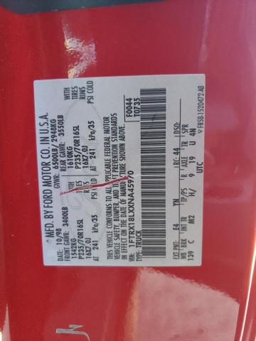Photo 10 from auction – 1999 FORD F150 with VIN 1FTRX18LXXNA45970