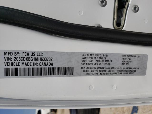 Photo 10 from auction – 2021 DODGE CHARGER SX with VIN 2C3CDXBG1MH633732