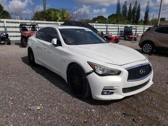 INFINITI Q50 BASE 2014 with VIN JN1BV7AR8EM685576 - Photo from auction