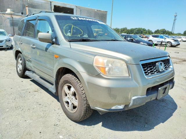 HONDA PILOT EXL 2007 with VIN 5FNYF18607B033334 - Photo from auction