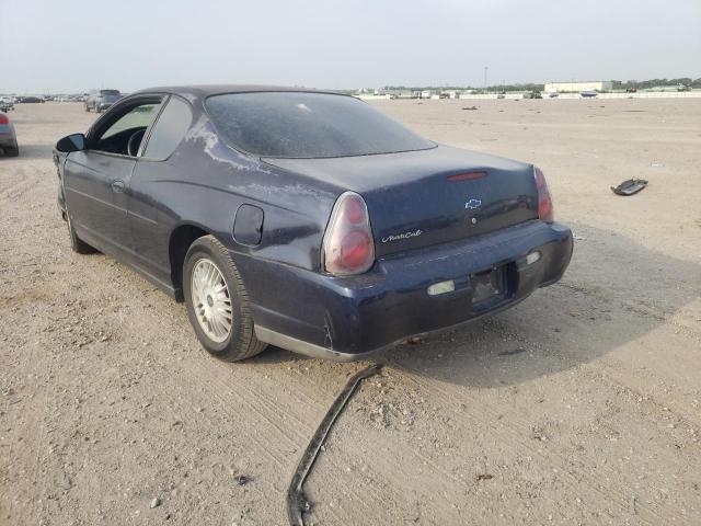 Photo 3 from auction – 2002 CHEVROLET MONTE CARL with VIN 2G1WW12E629355165