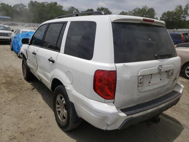 Photo 3 from auction – 2003 HONDA PILOT EXL with VIN 2HKYF18623H599412