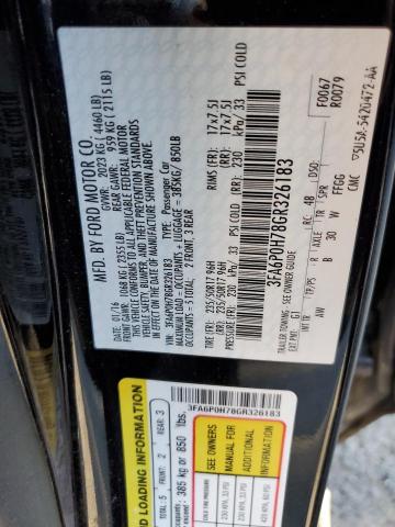 Photo 10 from auction – 2016 FORD FUSION SE with VIN 3FA6P0H78GR326183