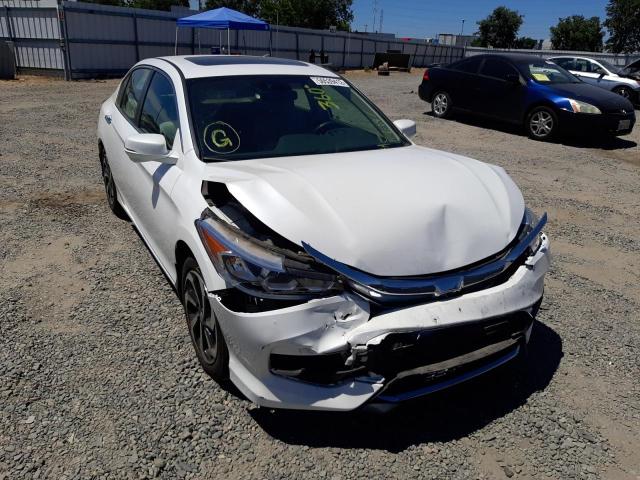 HONDA ACCORD EX 2016 with VIN 1HGCR2F75GA096989 - Photo from auction