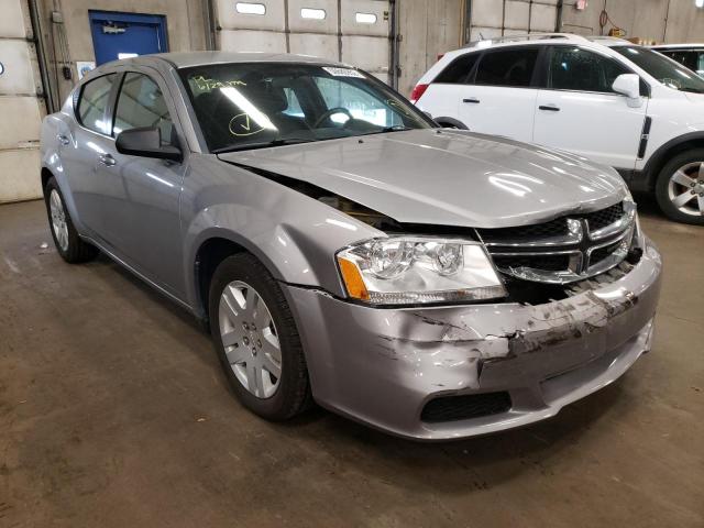 DODGE AVENGER SE 2013 with VIN 1C3CDZAB1DN529573 - Photo from auction