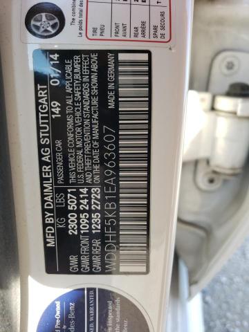 Photo 10 from auction – 2014 MERCEDES-BENZ E 350 with VIN WDDHF5KB1EA963607