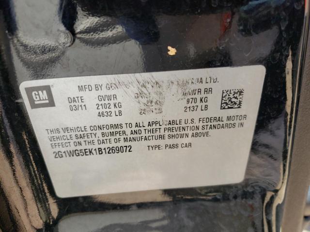 Photo 10 from auction – 2011 CHEVROLET IMPALA LT with VIN 2G1WG5EK1B1269072