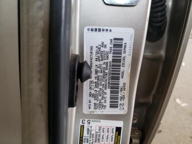 Photo 10 from auction – 2008 TOYOTA COROLLA CE with VIN 1NXBR30E38Z031643