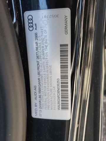 Photo 10 from auction – 2014 AUDI S7 PREMIUM with VIN WAUW2AFC0EN035253