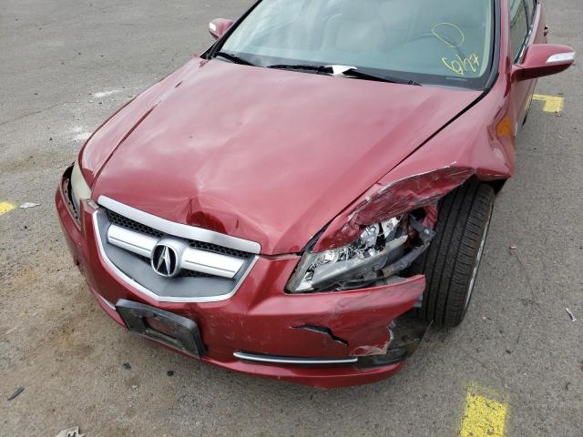 Photo 9 from auction – 2007 ACURA TL with VIN 19UUA66247A038900