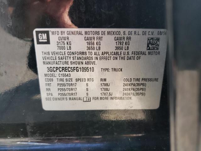 Photo 10 from auction – 2015 CHEVROLET SILVERADO with VIN 3GCPCREC5FG109510