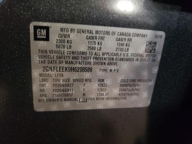 Photo 10 from auction – 2017 CHEVROLET EQUINOX LS with VIN 2GNFLEEK9H6208588