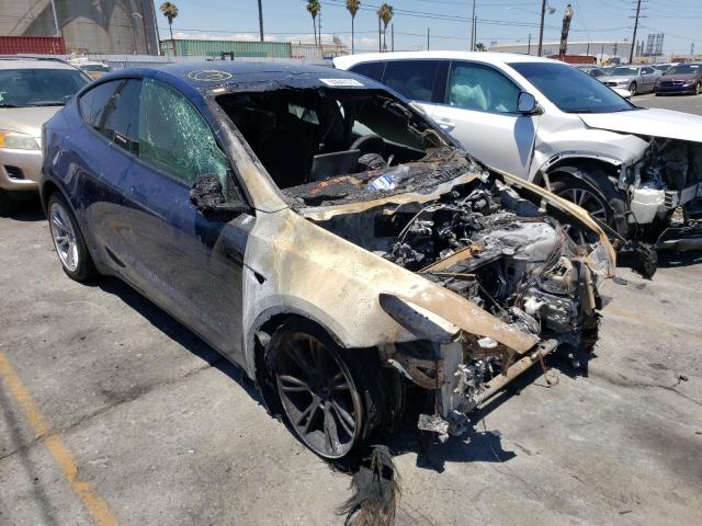TESLA MODEL Y 2021 with VIN 5YJYGDEE8MF214347 - Photo from auction