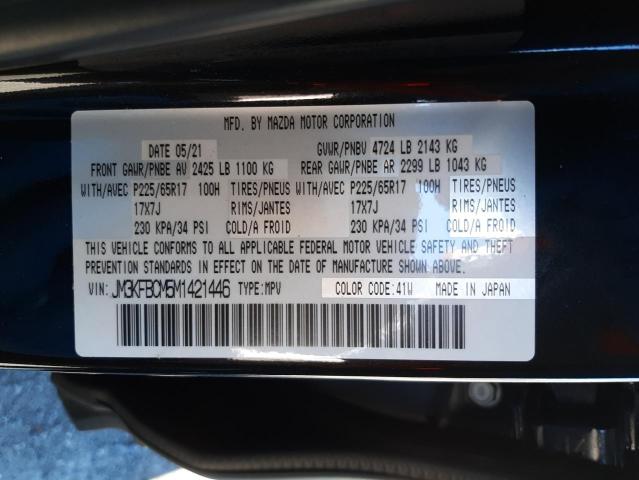 Photo 10 from auction – 2021 MAZDA CX-5 TOURI with VIN JM3KFBCM5M1421446