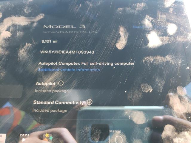 Photo 8 from auction – 2021 TESLA MODEL 3 with VIN 5YJ3E1EA4MF093943