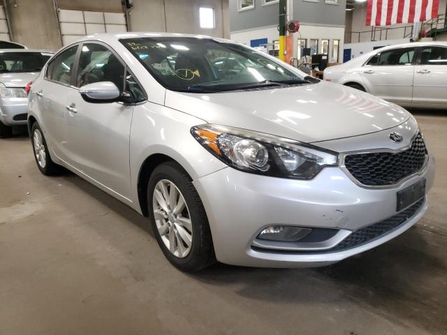 KIA FORTE EX 2014 with VIN KNAFX4A8XE5049179 - Photo from auction