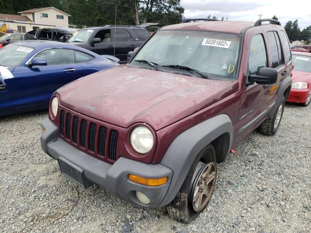 Photo 2 from auction – 2002 JEEP LIBERTY SP with VIN 1J4GL48K92W139055
