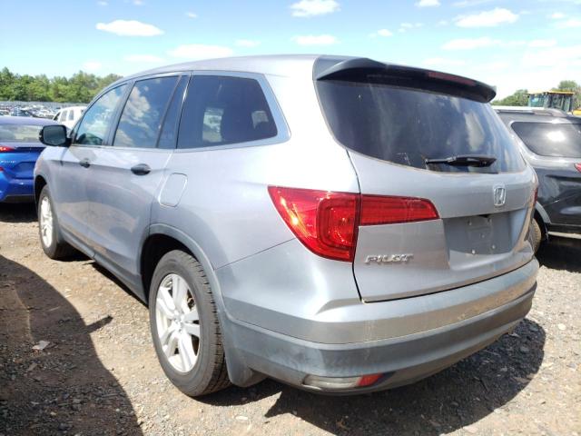 Photo 3 from auction – 2017 HONDA PILOT LX with VIN 5FNYF5H16HB008631