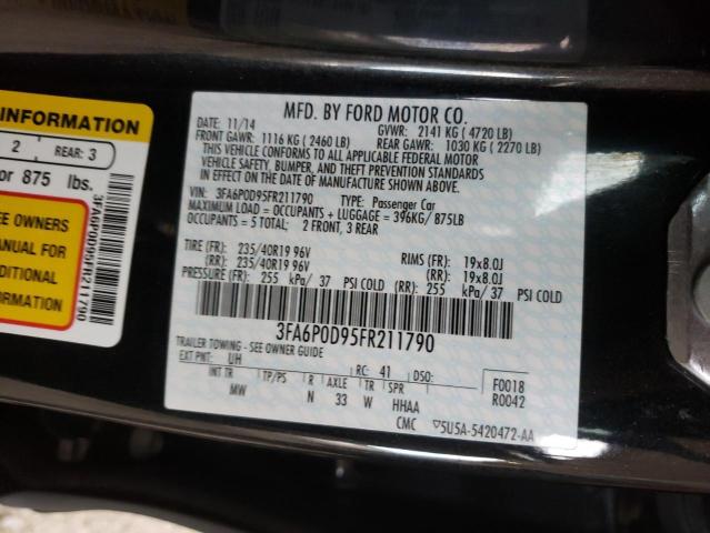 Photo 10 from auction – 2015 FORD FUSION TIT with VIN 3FA6P0D95FR211790