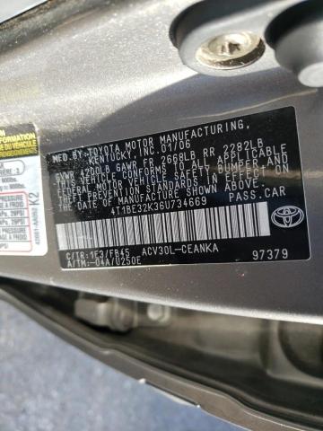 Photo 10 from auction – 2006 TOYOTA CAMRY LE with VIN 4T1BE32K36U734669