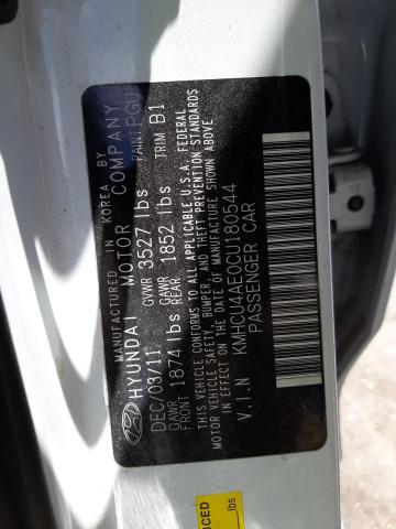 Photo 10 from auction – 2012 HYUNDAI ACCENT GLS with VIN KMHCU4AE0CU180544