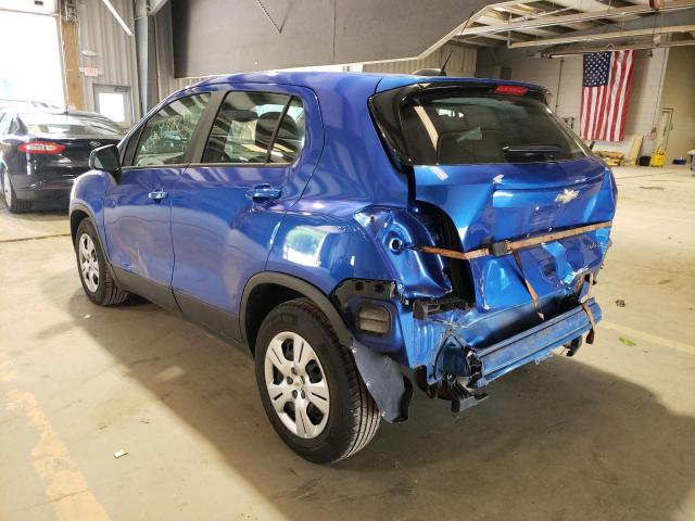 Photo 3 from auction – 2016 CHEVROLET TRAX LS with VIN KL7CJKSB4GB659425