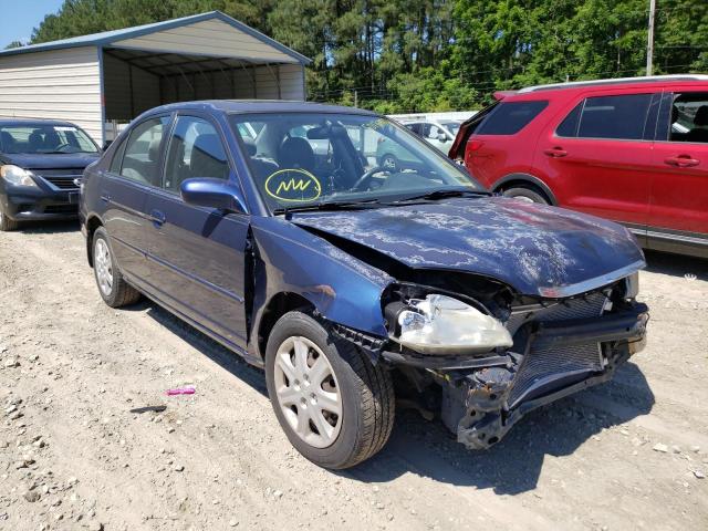 HONDA CIVIC EX 2003 with VIN 2HGES267X3H610764 - Photo from auction