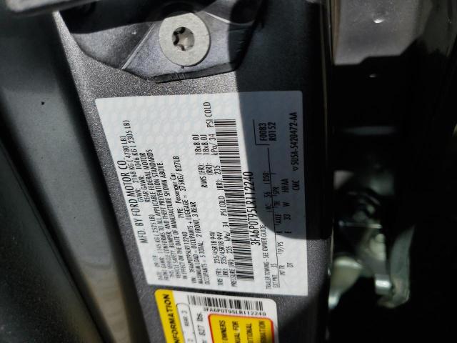 Photo 10 from auction – 2020 FORD FUSION SE with VIN 3FA6P0T95LR112240