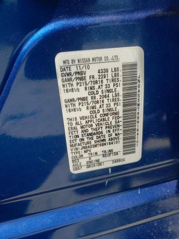 Photo 10 from auction – 2011 NISSAN ROGUE S with VIN JN8AS5MT6BW164101