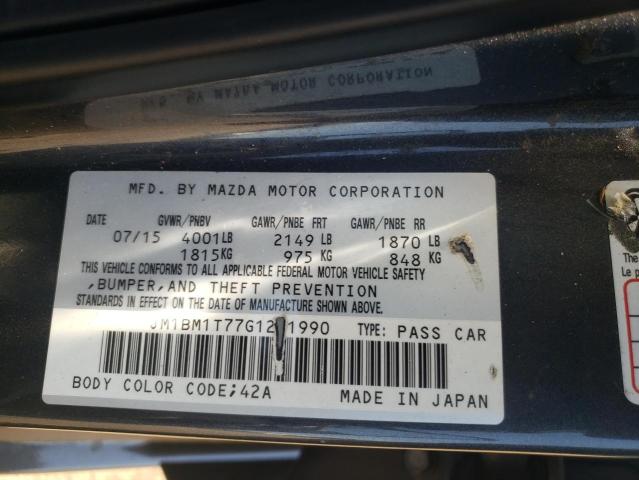 Photo 10 from auction – 2016 MAZDA 3 SPORT with VIN JM1BM1T77G1281990