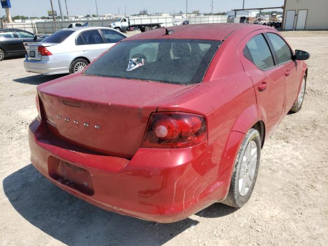 Photo 4 from auction – 2011 DODGE AVENGER EX with VIN 1B3BD4FB7BN574339