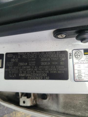 Photo 10 from auction – 2013 KIA FORTE EX with VIN KNAFU4A22D5695304