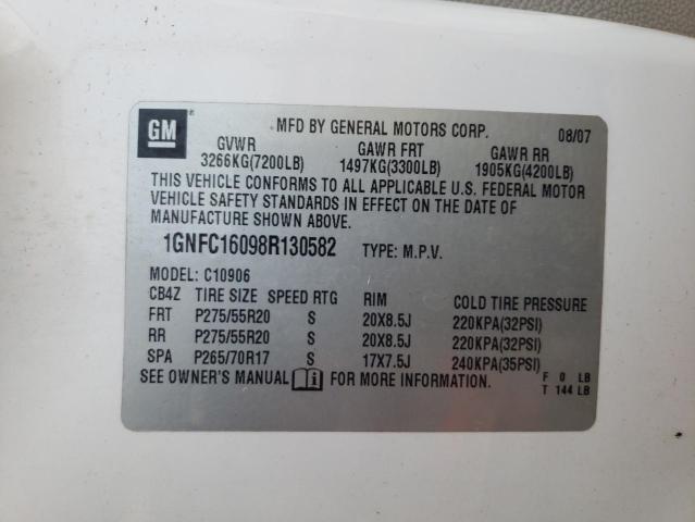 Photo 10 from auction – 2008 CHEVROLET SUBURBAN C with VIN 1GNFC16098R130582