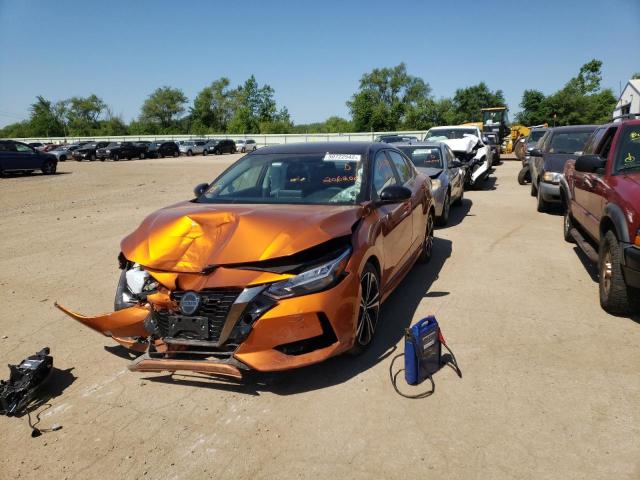 Photo 2 from auction – 2020 NISSAN SENTRA SR with VIN 3N1AB8DVXLY206202