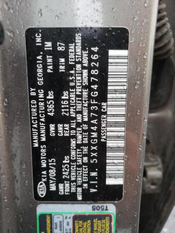 Photo 10 from auction – 2015 KIA OPTIMA LX with VIN 5XXGM4A73FG478264