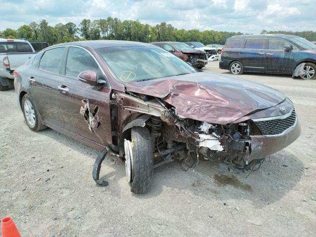 KIA OPTIMA LX 2018 with VIN 5XXGT4L33JG235799 - Photo from auction