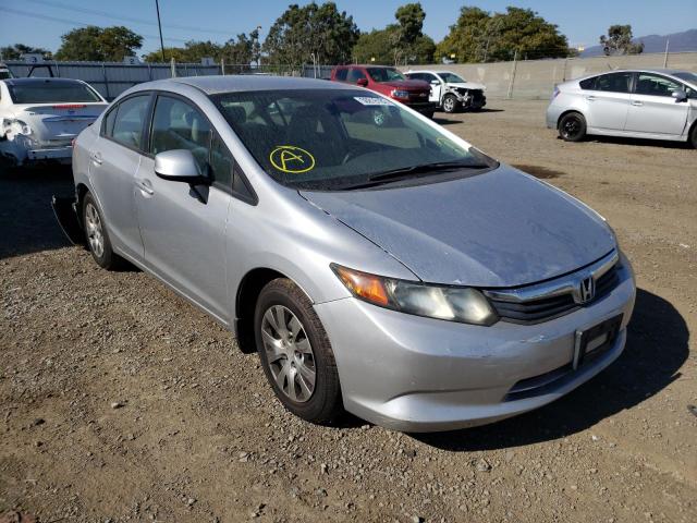 Photo 1 from auction – 2012 HONDA CIVIC LX with VIN 19XFB2F54CE350732