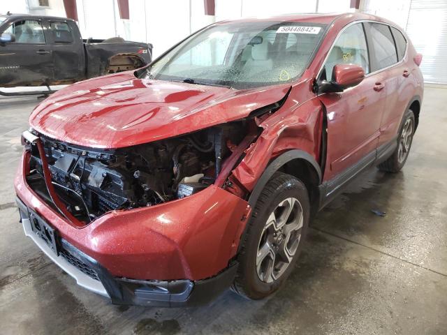 Photo 2 from auction – 2017 HONDA CR-V EX with VIN 5J6RW2H59HL041104