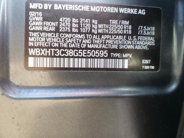 Photo 10 from auction – 2016 BMW X1 XDRIVE2 with VIN WBXHT3C38G5E50595