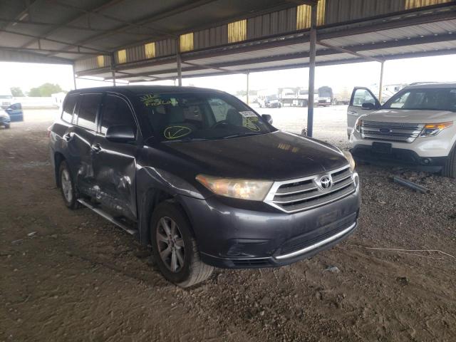 TOYOTA HIGHLANDER 2013 with VIN 5TDZK3EH0DS102810 - Photo from auction