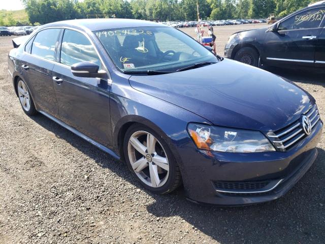 VOLKSWAGEN PASSAT SE 2013 with VIN 1VWBP7A37DC044102 - Photo from auction
