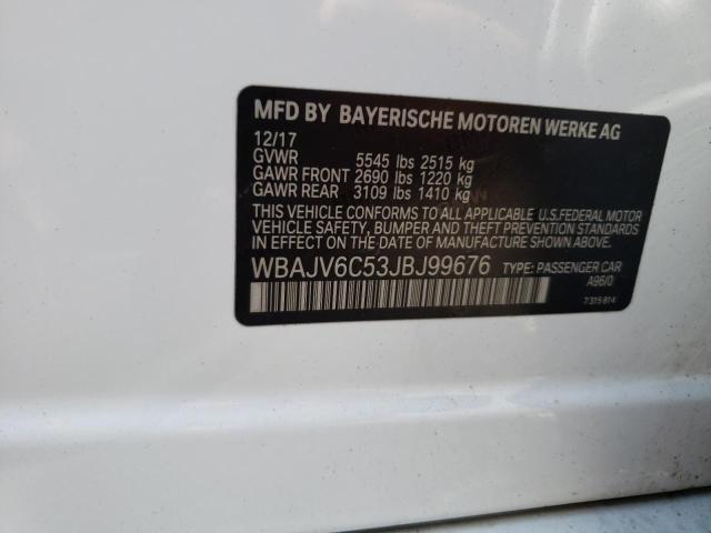 Photo 10 from auction – 2018 BMW 640 XIGT with VIN WBAJV6C53JBJ99676