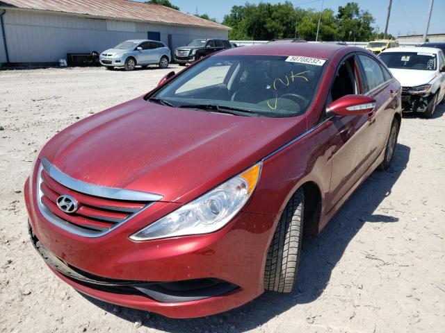 Photo 2 from auction – 2014 HYUNDAI SONATA GLS with VIN 5NPEB4AC9EH815050