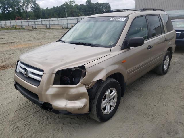Photo 2 from auction – 2007 HONDA PILOT LX with VIN 5FNYF28117B023129