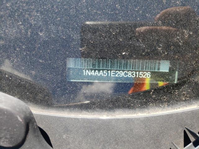 Photo 10 from auction – 2009 NISSAN MAXIMA S with VIN 1N4AA51E29C831526