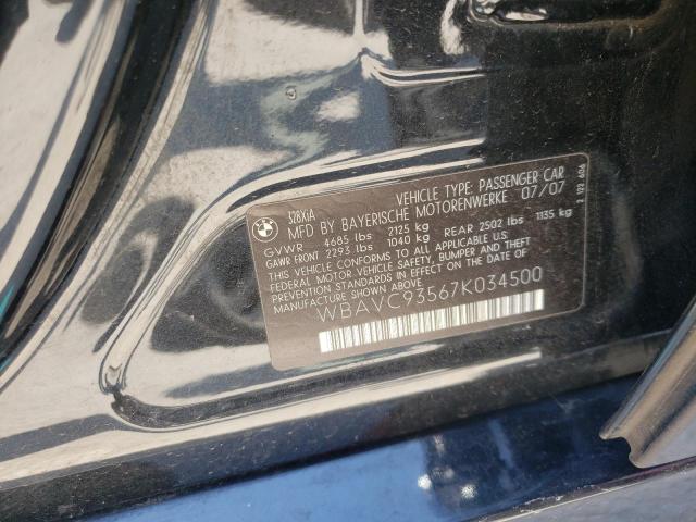 Photo 10 from auction – 2007 BMW 328 XI with VIN WBAVC93567K034500