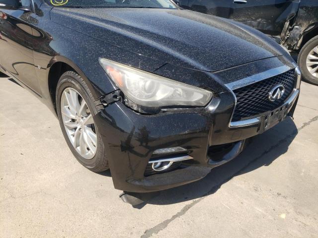 Photo 9 from auction – 2014 INFINITI Q50 BASE with VIN JN1BV7AR5EM701054