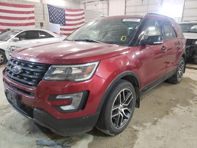 Photo 2 from auction – 2016 FORD EXPLORER S with VIN 1FM5K8GT3GGD27245