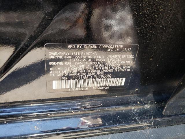 Photo 10 from auction – 2018 SUBARU CROSSTREK with VIN JF2GTAMCXJH208889
