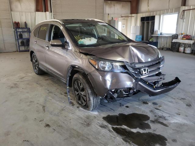 HONDA CR-V EXL 2014 with VIN 2HKRM4H77EH637417 - Photo from auction